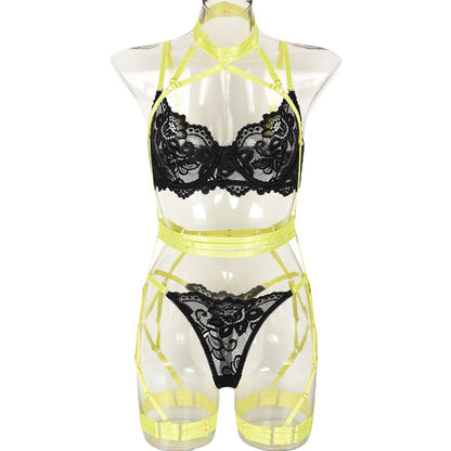 Lace Tie Stitching Heavy Craft Ladies Suit