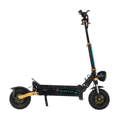 6000W Electric Scooter – 60V 40Ah Battery, 11” Off-Road Tires, 85KM Max Speed, Dual Drive, Foldable Design