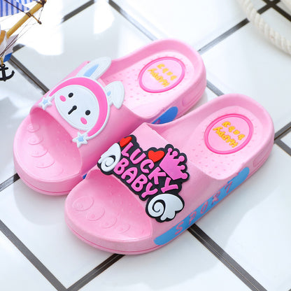 Cartoon Indoor Soft Bottom Home Parent-Child Sandals