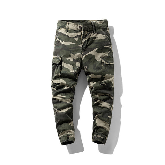 Trendy Versatile Camouflage Cargo Trousers ShopWithASmile.com