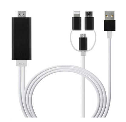 Type-C To HDMI Three In One Mobile Phone Projection Cable ShopWithASmile7.com