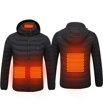 New Heated Jacket Coat USB Electric Jacket Cotton Coat Heater Thermal Clothing Heating Vest Men's Clothes Winter My Store