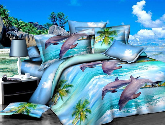 New grinding 3D quilt set of four pieces