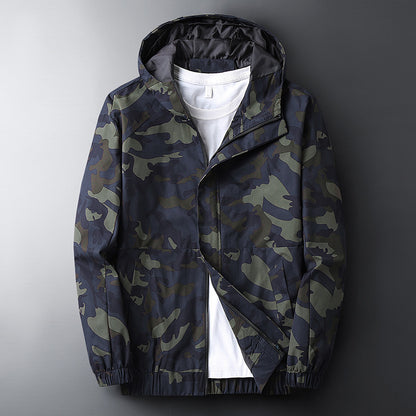 Men's Casual Hooded Camouflage Printed Jacket ShopWithASmile7.com