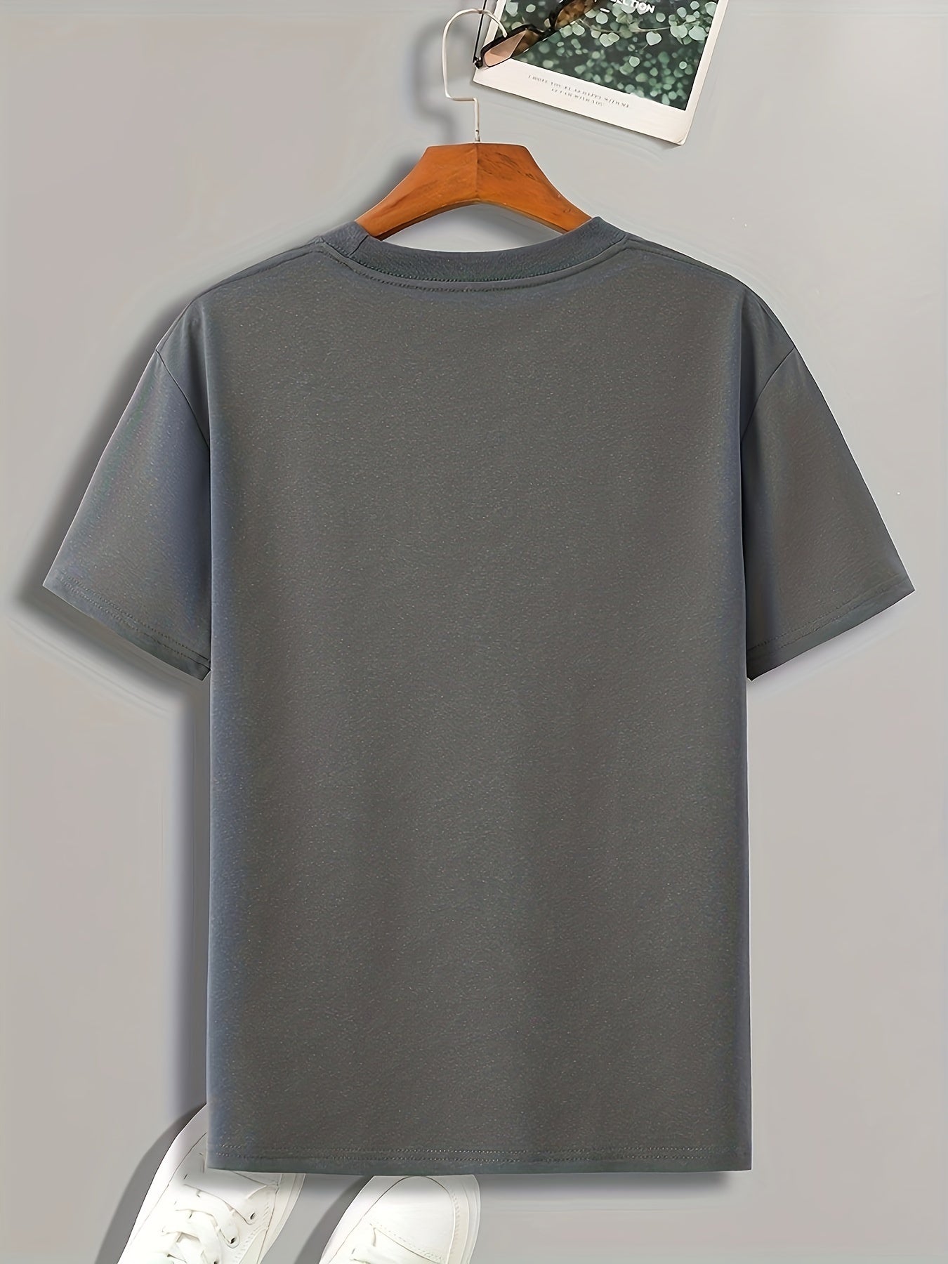 There Is Such A Body Men's Printed T-shirt, Casual Quick Drying Breathable T-shirt, Running Training Short Sleeved T-shirt