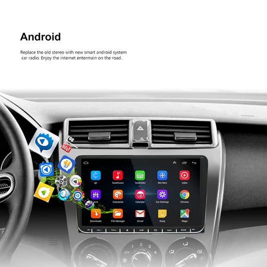 9-Inch Smart Android Car Navigation Player Radio System with GPS, Internet, Bluetooth, Media and Camera Capabilities