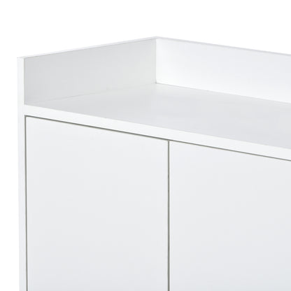 Modern Sideboard Elegant Buffet Cabinet - White