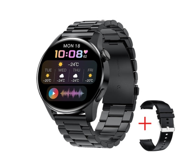 Music Player Bluetooth Call Heart Rate Detection Bracelet Waterproof Sports Watch ShopWithASmile7.com