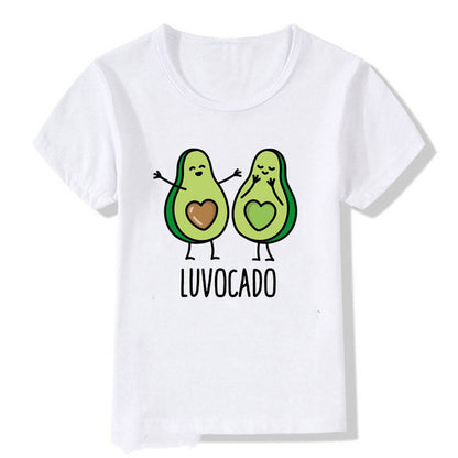 Kids Summer New Cute Vegan Boys Girls T Shirt ShopWithASmile7.com