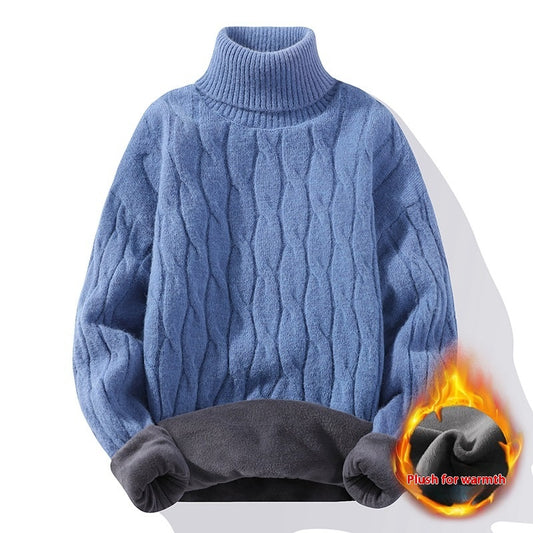 High Neck Velvet Thickening Thermal Sweater ShopWithASmile7.com
