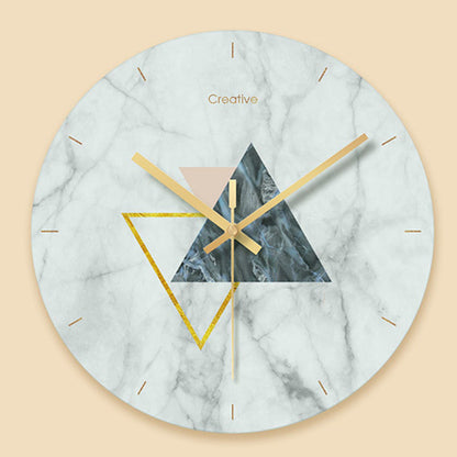 Glass wall clock