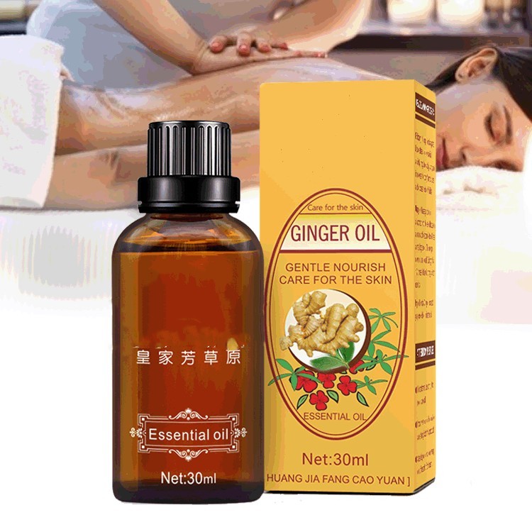Botanical Compound Essential Oil Ginger Whole Body Massage 30ml Scraping Oil ShopWithASmile7.com