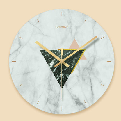 Glass wall clock