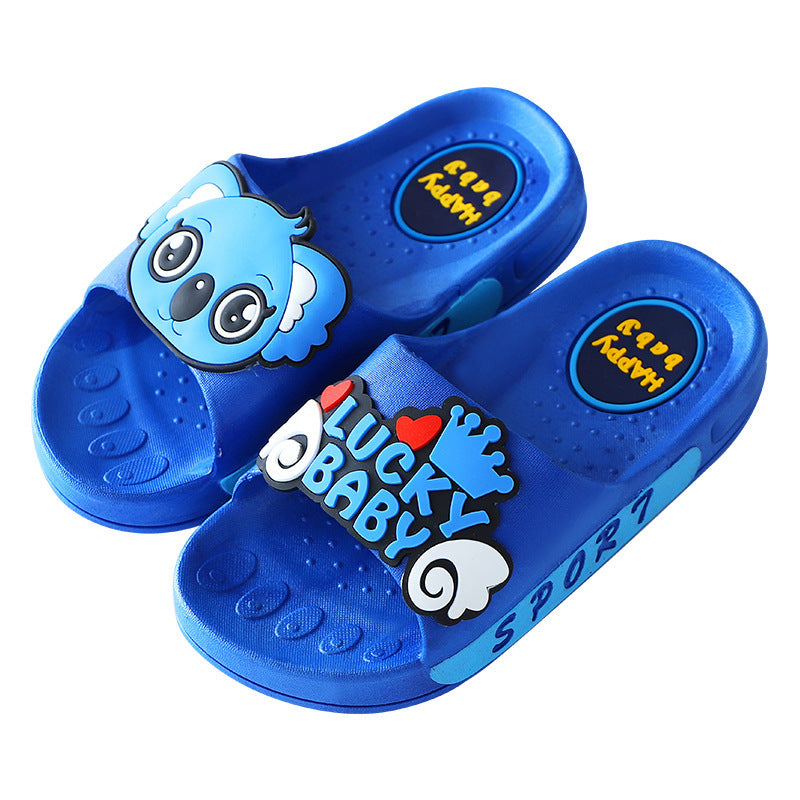 Cartoon Indoor Soft Bottom Home Parent-Child Sandals