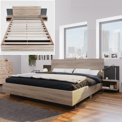 Double Bed, Wooden Bed My Store