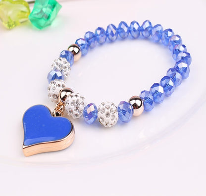 Elastic Crystal  Bracelet & Bangle Heart Bracelets ShopWithASmile.com