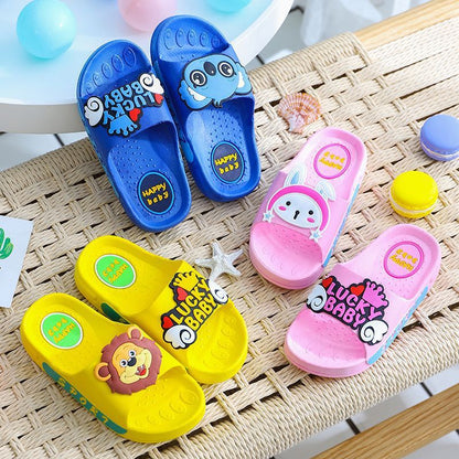 Cartoon Indoor Soft Bottom Home Parent-Child Sandals