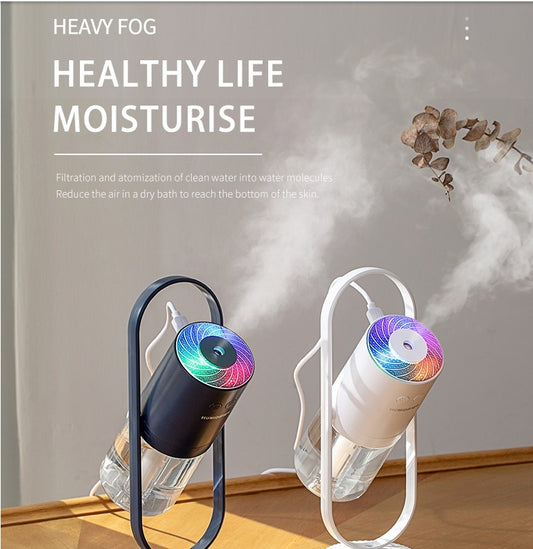 Magic Shadow USB Air Humidifier For Home With Projection Night Lights Ultrasonic Car Mist Maker Mini Office Air Purifier ShopWithASmile7.com