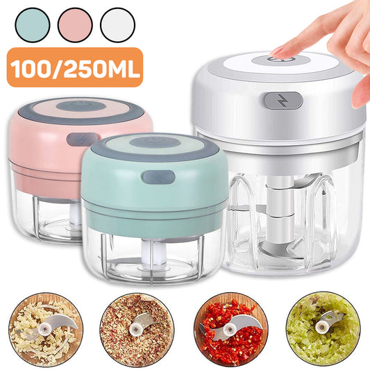 Mini Electric Garlic Chopper USB Charging Ginger Masher Machine Sturdy Durable Chili Vegetable Crusher Kitchen Tool My Store