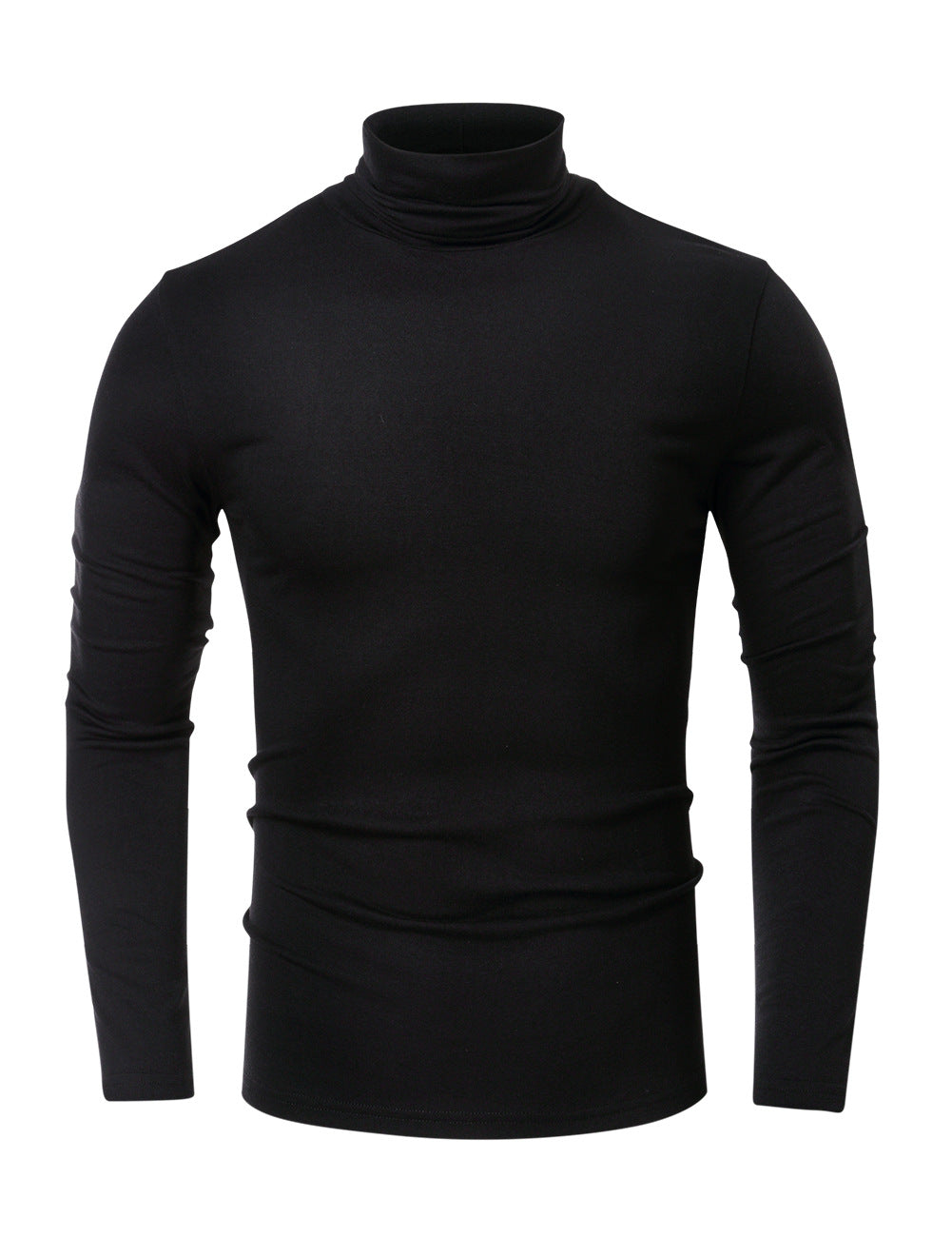 Turtleneck Men's European And American Long Sleeve T-Shirt