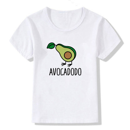 Kids Summer New Cute Vegan Boys Girls T Shirt ShopWithASmile7.com