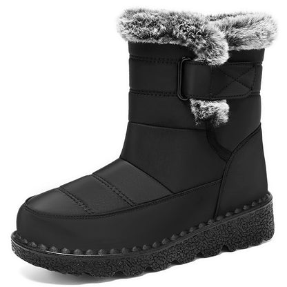 Women's Snow Boots Fleece Lined Padded Warm Keeping ShopWithASmile.com