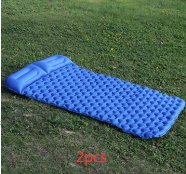 Tent Air Camping Mats Inflatable Cushion Double Outdoor 2 person Picnic Beach Two Plaid Blanket baby Pad Home Rest Soft Mattress