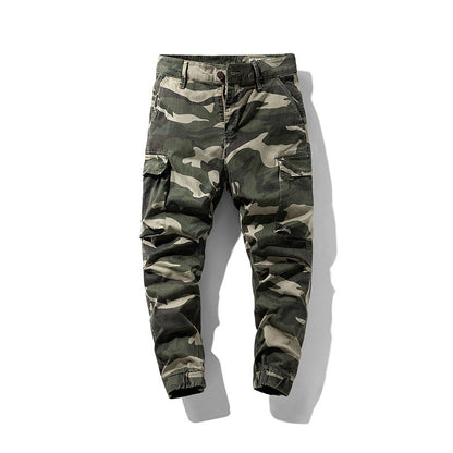 Trendy Versatile Camouflage Cargo Trousers ShopWithASmile.com