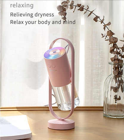 Magic Shadow USB Air Humidifier For Home With Projection Night Lights Ultrasonic Car Mist Maker Mini Office Air Purifier ShopWithASmile7.com