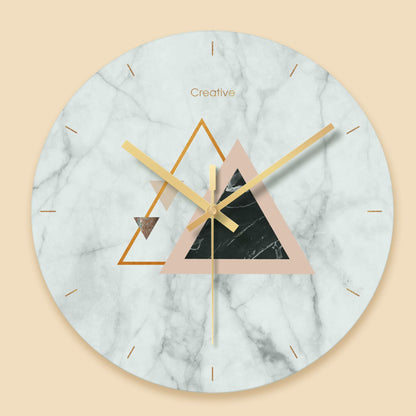 Glass wall clock