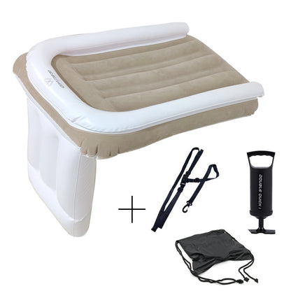 Amazon Baby Inflatable Mattress Rear Folding Car Mat Outdoor Travel Thickened Flocking Air Cushion