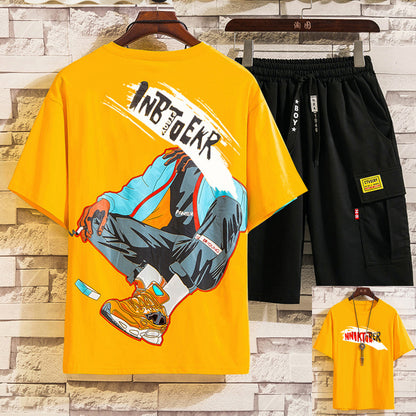 Youth Boys Short-Sleeved T-Shirts – 93.4% Cotton, Lightweight, Comfortable Casual Wear