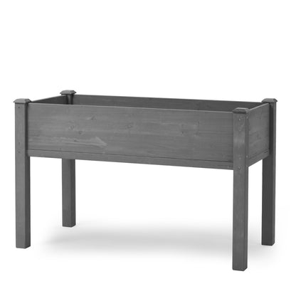 Raised Garden Bed With Legs, Elevated Wooden Planter Box For Outdoor Plants