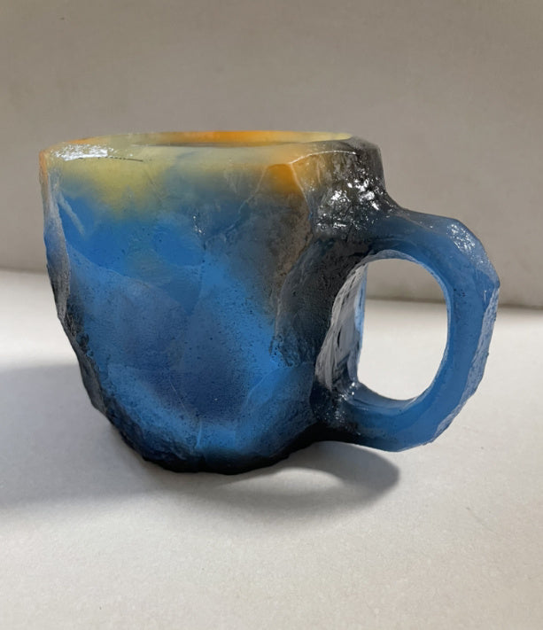 400ml Resin Mineral Crystal Coffee Mugs With Handles Elegant Fake Mineral Crystal Cup For Workplace Home Decor Christmas Gift Kitchen Gadgets ShopWithASmile7.com