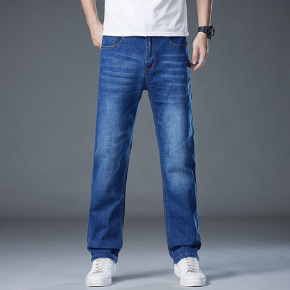 Plus-sized Jeans Men's Business Loose Straight ShopWithASmile7.com