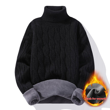 High Neck Velvet Thickening Thermal Sweater ShopWithASmile7.com