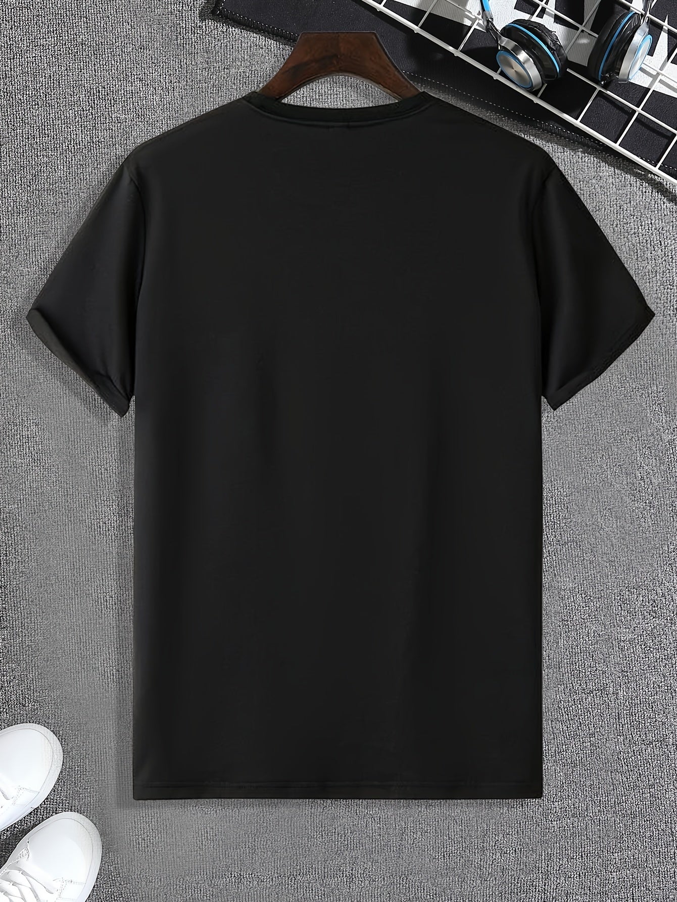 There Is Such A Body Men's Printed T-shirt, Casual Quick Drying Breathable T-shirt, Running Training Short Sleeved T-shirt