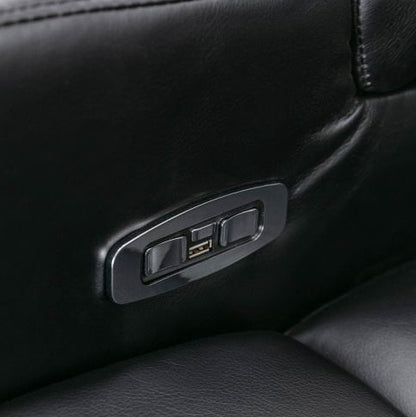 Premium Power Recliner With Storage Arms, Cupholders, Swivel Tray Table And Cell Phone Stand,Black