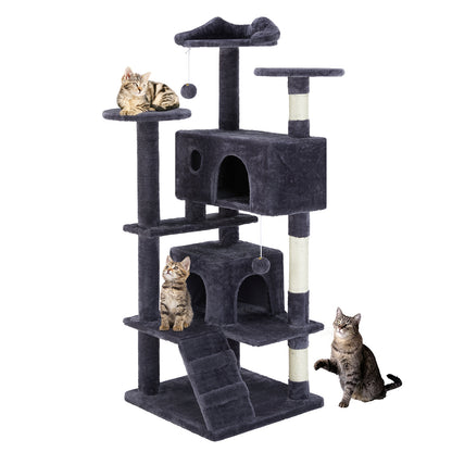 Multi Functional Cat Treehouse Cat Climbing Frame ShopWithASmile7.com