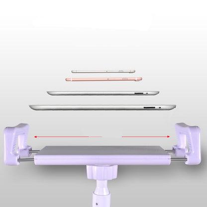 Mobile phone pole holder for bed