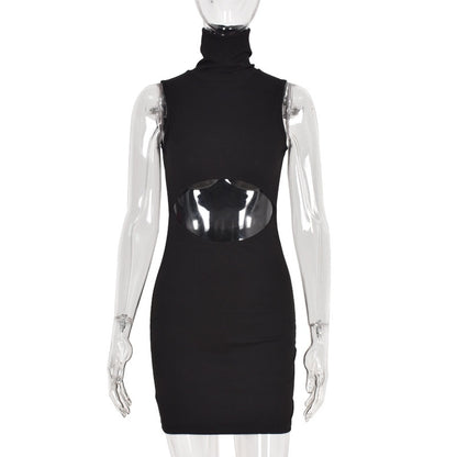 Explosive Sexy Hollow Bag Hip Skirt One Step Skirt