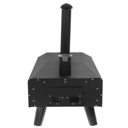 Outdoor Pizza Oven Wood Fired Maker Outside Stove 12in Portable Stainless Steel for Backyard ShopWithASmile.com