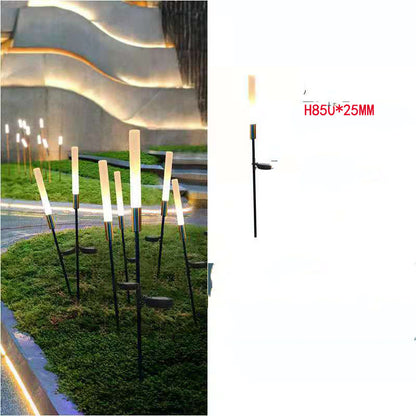 LED Luminous Reed Lamp Solar Outdoor Lawn