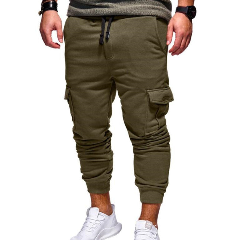 men sport jogger pants men sweatpants ShopWithASmile7.com