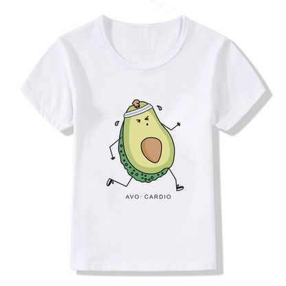 Kids Summer New Cute Vegan Boys Girls T Shirt ShopWithASmile7.com