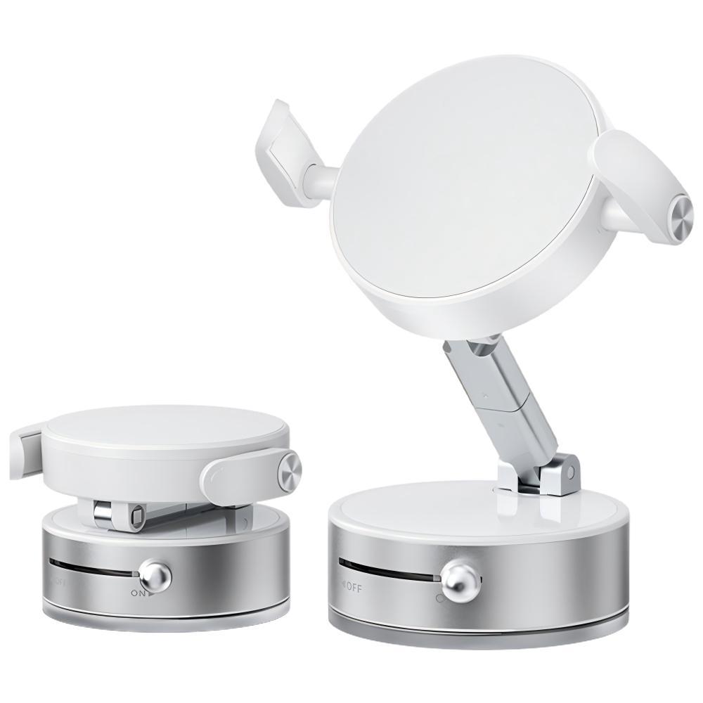 2025 Upgraded Wireless Magnetic 360 Degree Rotating Adjustable Folding Car Phone Holder Strong Suction Power Is Suitable For Magsafe And All Smartphones