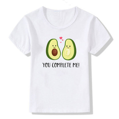 Kids Summer New Cute Vegan Boys Girls T Shirt ShopWithASmile7.com