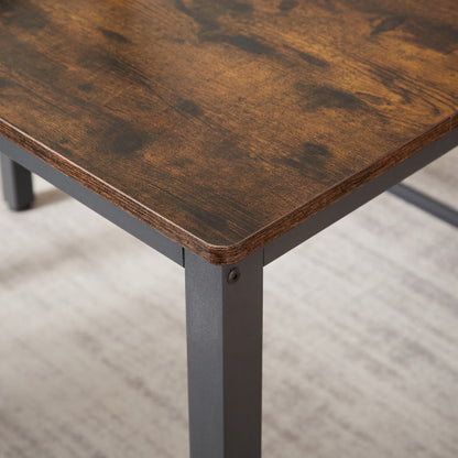 Dining Table Set, Industrial Style Dining Table And Kitchen Chairs ShopWithASmile.com