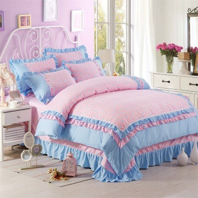 Pure cotton Princess wind four piece set