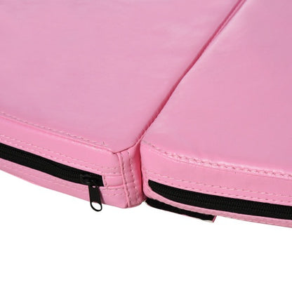 Soozier Pole Dance Mat, 2T X 5W Folding Pole Dance Mat For Home, Lightweight And Foldable, Pink